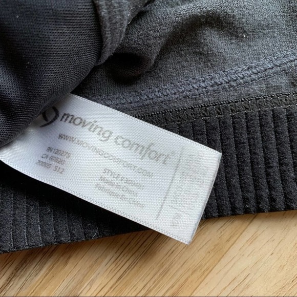 MOVING COMFORT Gray Adjustable Sports Bra Women's Size Medium - Picture 3 of 7